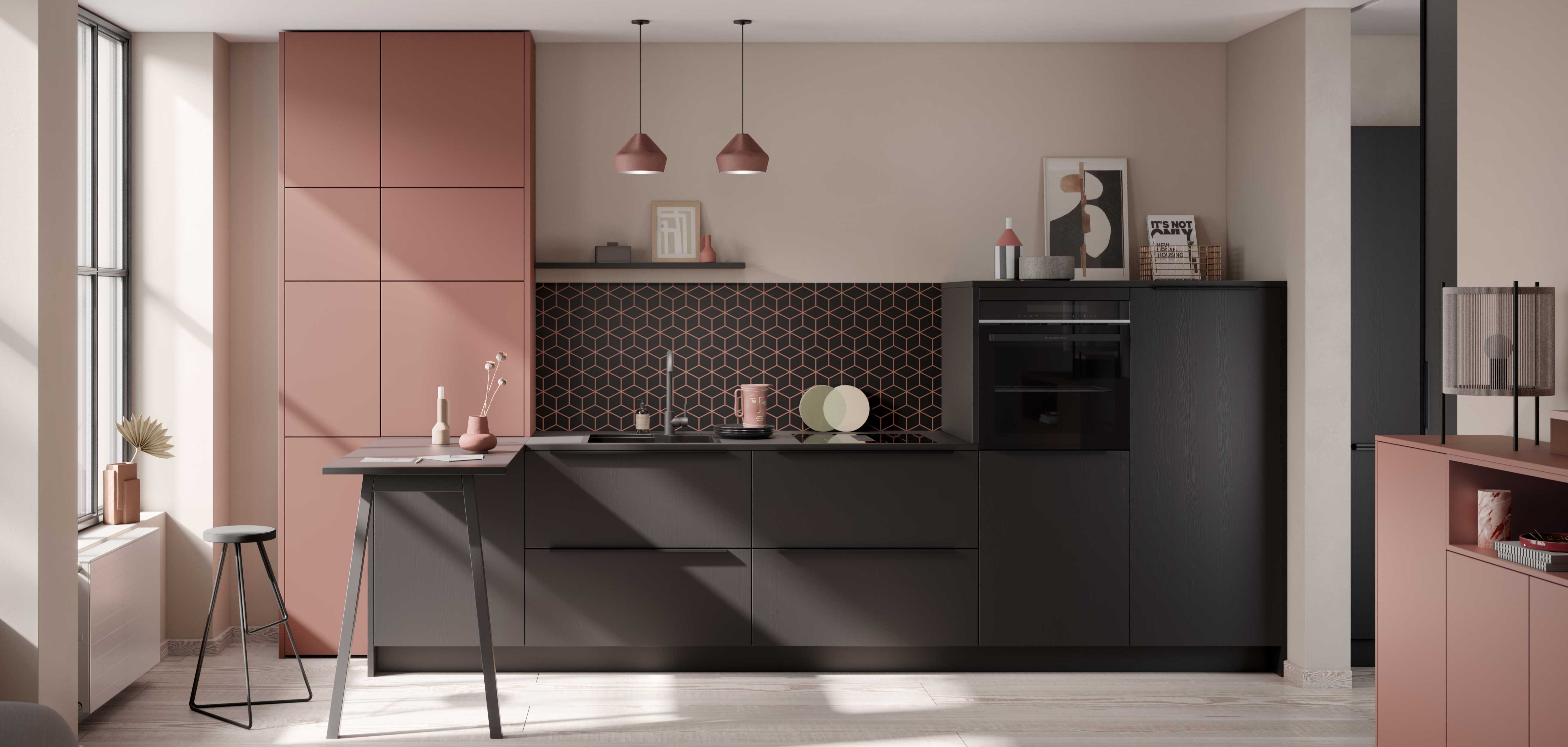 Küchenpassion Anna Steffl – SMART-GL Sandgrau metallic