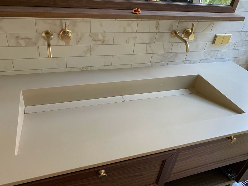 Badezimmer Corian