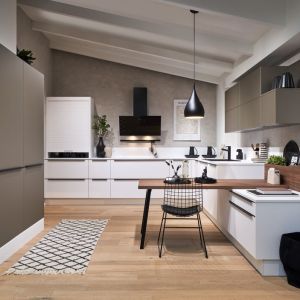 kueche smart kristallweiss smart sandgrau metallic